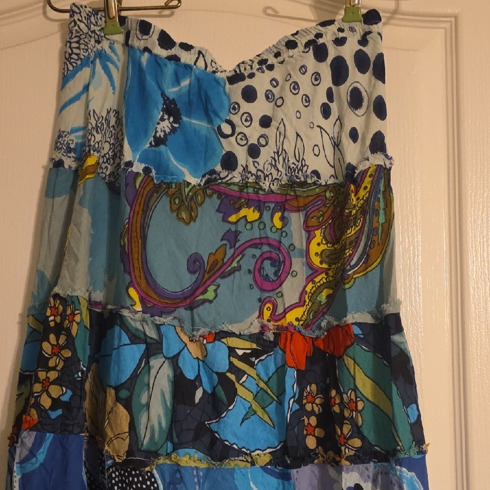 Colorful Patchwork Dress - Picture 2 of 4